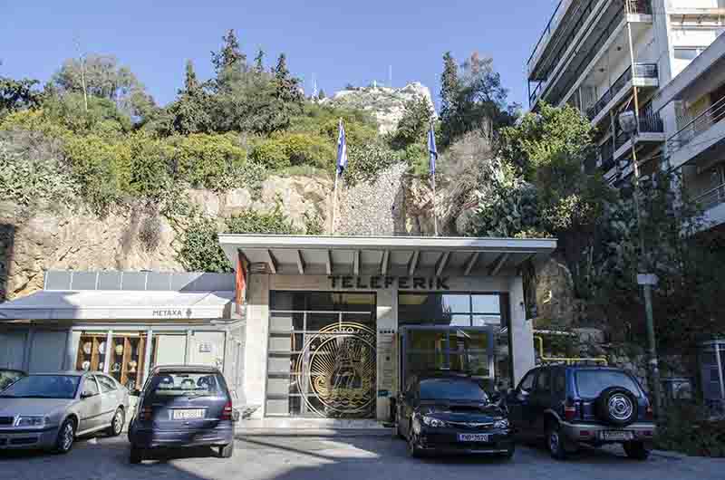 170 - Grecia - Atenas - colina de Likavittos - funicular